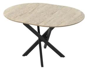Masa extensibila bucatarie/living rotunda 95 *95 cm Travertin,Ultra