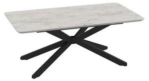 Masa extensibila din Mdf Alb marmorat,Noe