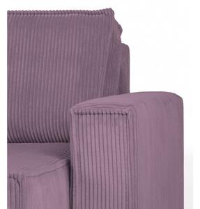 Canapea extensibila cu trei locuri violet SMART