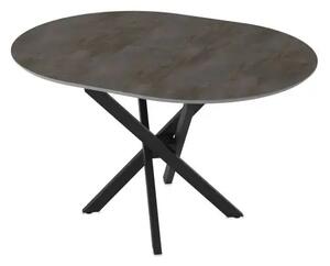 Masa extensibila bucatarie/living rotunda 95 *95 cm Gri marmorat,Ultra