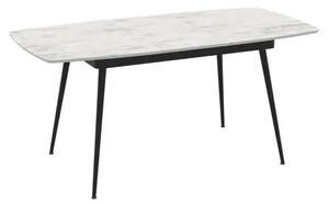 Masa extensibila din Mdf Alb marmorat,Sensey