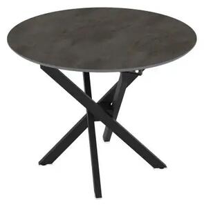 Masa extensibila bucatarie/living rotunda 95 *95 cm Gri marmorat,Ultra