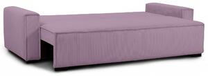 Canapea extensibila cu trei locuri violet SMART