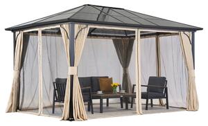Foișor de grădină modern Santiago Premium 3x3.6m Garden Point bej