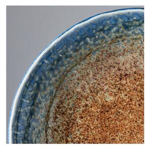Farfurie adâncă din ceramică MIJ Earth & Sky, ø 24 cm, bej - albastru
