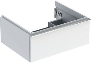 Geberit iCon dulap 59.2x47.6x24.7 cm sub chiuveta pe perete alb-crom 502.310.01.2
