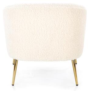 Fotoliu relax Goldie (Crem + Auriu). 1039475