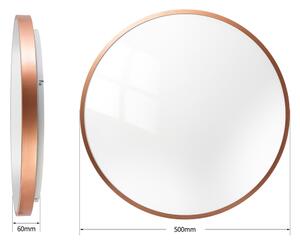 BRILAGI - Corp de iluminat LED reglabil GLASS POOL DOUBLE LED/60W/230V 50 cm cu finisaj cupru + telecomandă