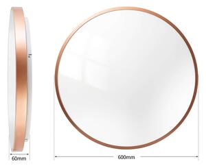 BRILAGI - Corp de iluminat LED dimabil GLASS POOL DOUBLE LED/80W/230V 60 cm cupru + telecomandă