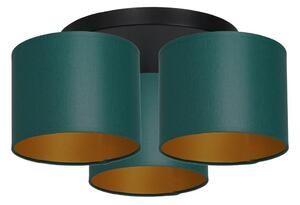 Lustră aplicată ARDEN 3xE27/60W/230V verde/aurie