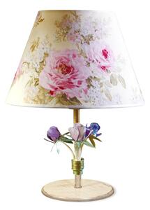 BRILAGI - Lampă de masă ROMANCE 1xE27/60W/230V multicolor/auriu/patină