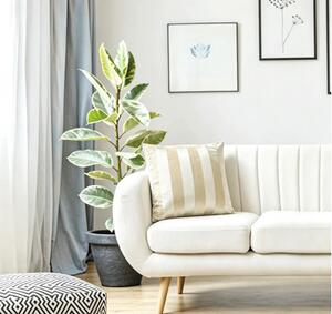 Pernă decorativă Unique Living Stripe bej 45x45 cm