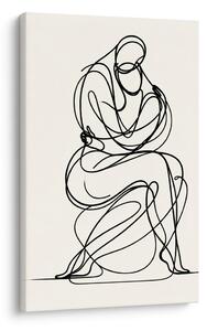 Tablou linii abstracte în repaus