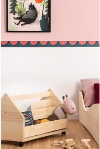 Cutie mobilă pentru depozitare din lemn de pin Adeko Kutu Alma, 60 cm