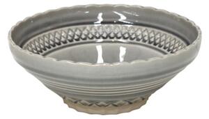 Bol din gresie ceramică Costa Nova Cristal, ⌀ 18 cm, gri