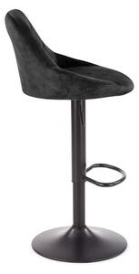 Scaun tip bar Henrietta (negru). 1039559