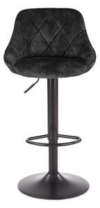 Scaun tip bar Henrietta (negru). 1039559
