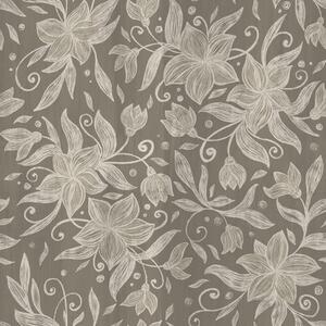 Tapet Flori liniare ușoare, volute decorative, Tapet flori, a00630v1 : Uwalls.ro