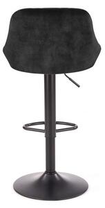 Scaun tip bar Henrietta (negru). 1039559