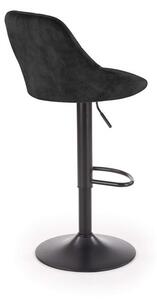 Scaun tip bar Henrietta (negru). 1039559