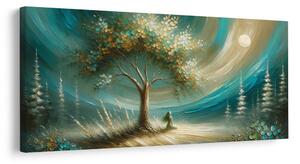 Tablou meditație sub arborele vieții