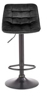 Scaun tip bar Hertha (negru). 1039569