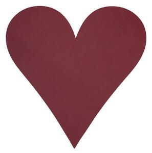 Suport pentru farfurii din piele ecologică 30x30 cm Heart Nupo – LIND DNA