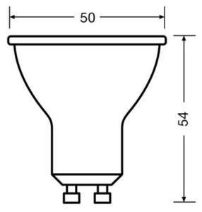 SET 3x bec LED Osram PAR16 GU10/6,9W/230V 4000K