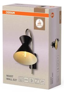 Osram - Aplica de perete DECOR WAIST 1xE27/40W/230V neagră