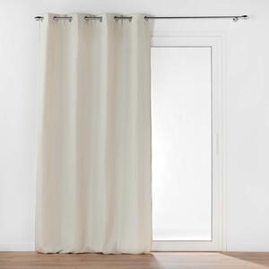 Draperie bej termoizolantă din microfibră 135x260 cm Micropolar – douceur d'intérieur
