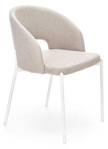 Scaun de sufragerie Kristopher (bej + alb). 1039665