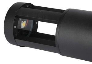Lampă LED de exterior LED/10W/230V 25cm 3000K IP65 neagră