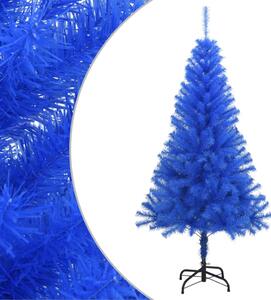 Pom de Crăciun artificial cu suport, albastru, 150 cm, PVC