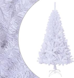 Pom de Crăciun artificial cu ramuri groase, alb, 150 cm, PVC