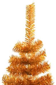 Pom de Crăciun artificial cu suport, auriu, 150 cm, PET