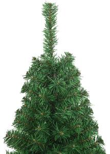 Pom de Crăciun artificial cu ramuri groase, verde, 150 cm, PVC