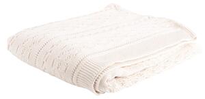 Pătură din bumbac tricotată 130x170 cm Twisted – PT LIVING