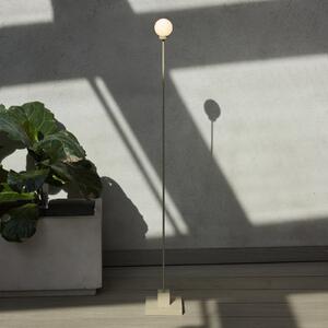 Northern Lampadar LED cu baterie Snowball, gri-bej, 2.700 K, reglabil, Bej, Camera de zi / sufragerie, Metal, Design