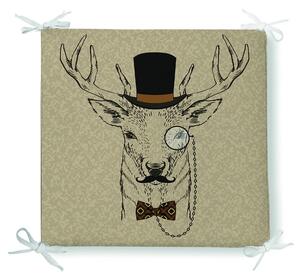 Pernă de scaun din amestec de bumbac Minimalist Cushion Covers Agent, 42 x 42 cm
