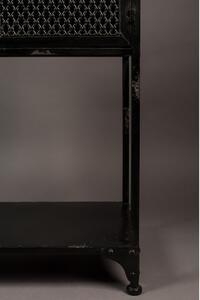Dulap vinotecă negru din metal 60x81 cm Denver – Dutchbone