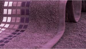 Prosop violet din bumbac 50x100 cm Darwin – My House