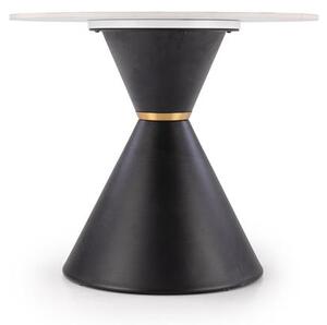 Masă de cafea Gorro S (marmură albă + negru). 1092444