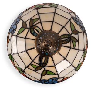 Brilagi - Lampă de masă Tiffany cu vitralii JUNGLE 1xE27/60W/230V + 1xE14/40W