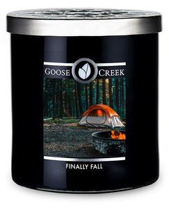 Lumânare parfumată pentru bărbați Goose Creek Finally Fall, 35 de ore de ardere