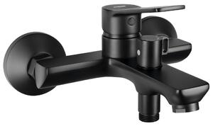 Aqualine Aqualine, baterie de cadă SINTRA cu montare pe perete, negru mat, SX010B