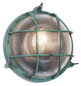 Lampă de perete de exterior verde rotundă IP44 - Noutica