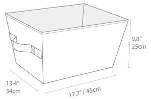 Coș de depozitare Bigso Box of Sweden Tap, 34,5 x 25 cm, bej
