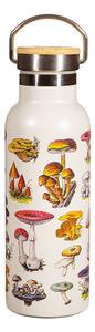 Sticlă pentru copii crem din oțel inoxidabil 500 ml Vintage Mushroom - Sass & Belle