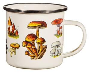 Cană pentru copii crem din smalț Vintage Mushroom - Sass & Belle