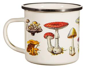 Cană pentru copii crem din smalț Vintage Mushroom - Sass & Belle
